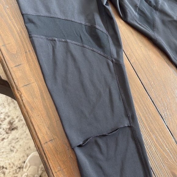 Zella Mesh Black Pants Sz Medium - Picture 3 of 7